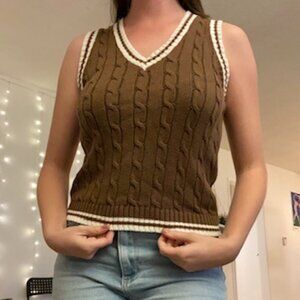 Knit sweater vest Brandy Melville